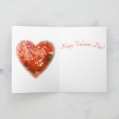 Kleurrijke Romantische Hartjes Valentijnskaart Kaart (Binnen)
