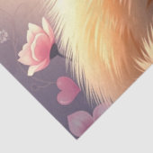 Kleurrijke Romantische Katten Weefsel Papier (Detail)