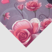 Kleurrijke Romantische Katten Weefsel Papier (Detail)