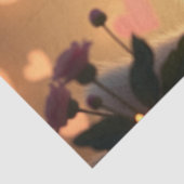 Kleurrijke Romantische Katten Weefsel Papier (Detail)