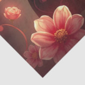 Kleurrijke Romantische Katten Weefsel Papier (Detail)