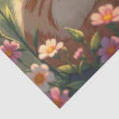 Kleurrijke Romantische Katten Weefsel Papier (Detail)