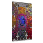 Kleurrijke ronde kookplaten klembord (Rechts)