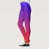 Kleurrijke Rood En Bluo Leggings (Links)