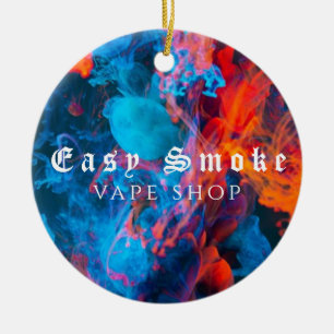 Kleurrijke Rook Vape Winkel Bedrijf Keramisch Ornament
