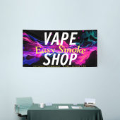 Kleurrijke Rook Vape Winkel Spandoek (Beurs)
