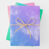 Kleurrijke Rookachtige Vlekken Decoupage Inpakpapier Vel (In situ)