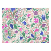 Kleurrijke Roos Gold Floral Leaf-illustraties Tafelkleed (Voorkant (Horizontaal))