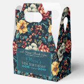 Kleurrijke Roos Verjaardag gunstbox voor dank u Gi Bedankdoosjes (Geopend)