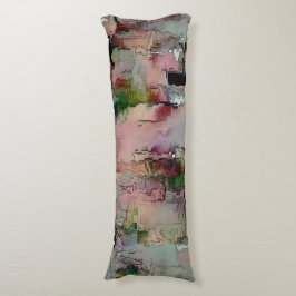 Kleurrijke rots overheerste zalm tot groengrijs lichaamskussen