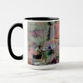 Kleurrijke rots overheerste zalm tot groengrijs mok (Links)