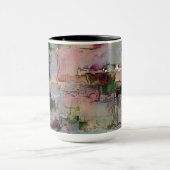 Kleurrijke rots overheerste zalm tot groengrijs mok (Midden)