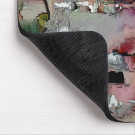 Kleurrijke rots overheerste zalm tot groengrijs muismat