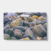 Kleurrijke rotsen badge (Achterkant)