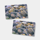 Kleurrijke rotsen badge (Voor- en achterkant)