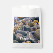 Kleurrijke rotsen bedankzakje (Voorkant)