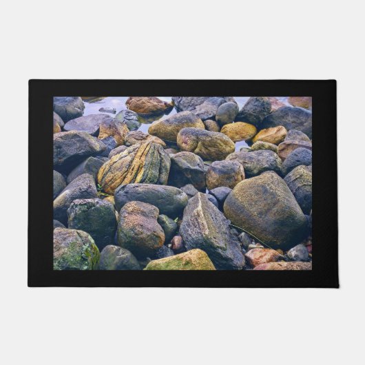 Kleurrijke rotsen deurmat (Voorkant)