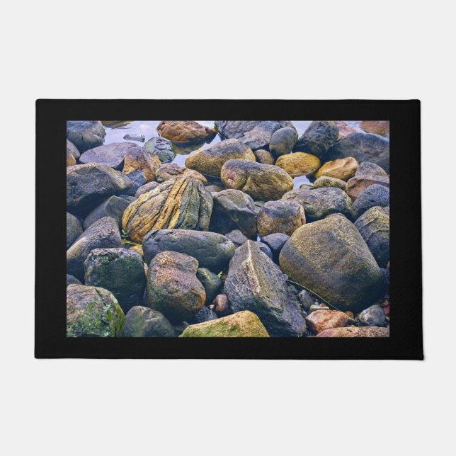 Kleurrijke rotsen deurmat (Voorkant)