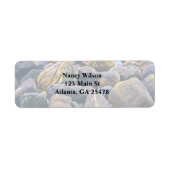 Kleurrijke rotsen etiket (Voorkant)