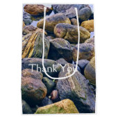 Kleurrijke rotsen medium cadeauzakje (Achterkant)