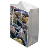 Kleurrijke rotsen medium cadeauzakje (Achterkant Gekanteld)