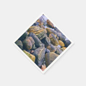 Kleurrijke rotsen servet (Hoek)