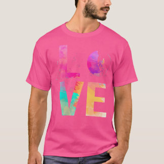 Kleurrijke rotsklimming Moeder Rotsklimming T-shirt