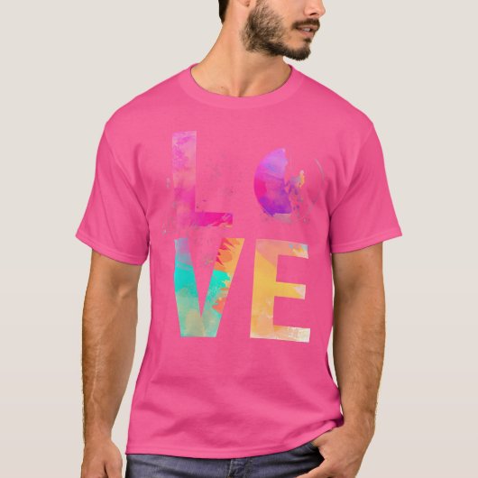 Kleurrijke rotsklimming Moeder Rotsklimming T-shirt (Voorkant)