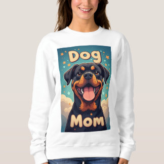 Kleurrijke Rottweiler-hondmoeder Trui