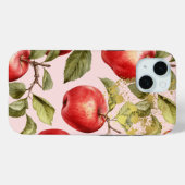 Kleurrijke roze achtergrond Red Apple Luxury Accen Case-Mate iPhone Case (Achterkant (horizontaal))