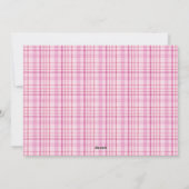 Kleurrijke roze en rode kerstboom Afbeelding Feestdagenkaart (Achterkant)