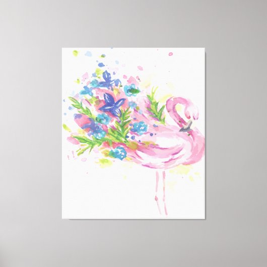 Kleurrijke roze flamingo print kunstliefhebbers (Voorkant)