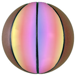 Kleurrijke roze Paarse ombre Basketbal