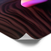 Kleurrijke Roze Pixie Fee Kindermuurposter Poster (Hoek)