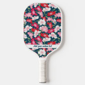 Kleurrijke roze roze flessenpatroon Alle aangepast Pickleball Paddle (Voorkant)