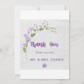 Kleurrijke Rozen Bedankkaart (Achterkant)