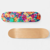 Kleurrijke Rozen Bouquet Skateboard - Kunst (Horizontaal)