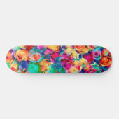 Kleurrijke Rozen Bouquet Skateboard - Kunst (Horizontaal)