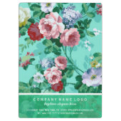 Kleurrijke Rozen en bloemen Klembord (Achterkant)