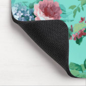 Kleurrijke Rozen en bloemen Muismat (Hoek)