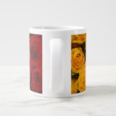 Kleurrijke Rozen Grote Koffiekop (Achterkant)