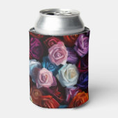 Kleurrijke Rozen kunnen gezellig zijn Blikjeskoeler (Blikje Voorkant)