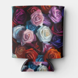 Kleurrijke Rozen kunnen gezellig zijn Blikjeskoeler