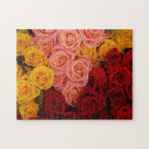 Kleurrijke Rozen Legpuzzel