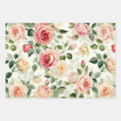  Kleurrijke Rozen Moederdag Inpakpapier Vel (Voorkant 3)