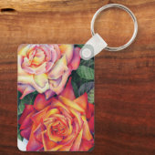 "Kleurrijke Rozen" Sleutelhanger (Achterkant)