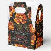 Kleurrijke rozen verjaardagsgunstdoos om bedankt t bedankdoosjes (Geopend)