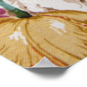 Kleurrijke  Rozen voor meisjes die Floral schilder Poster (Hoek)