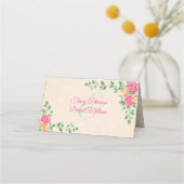 Kleurrijke Rozen Wreater Plaatskaartje (Achterkant)