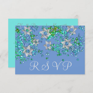 Kleurrijke RSVP Silver Star Glittery Confetti